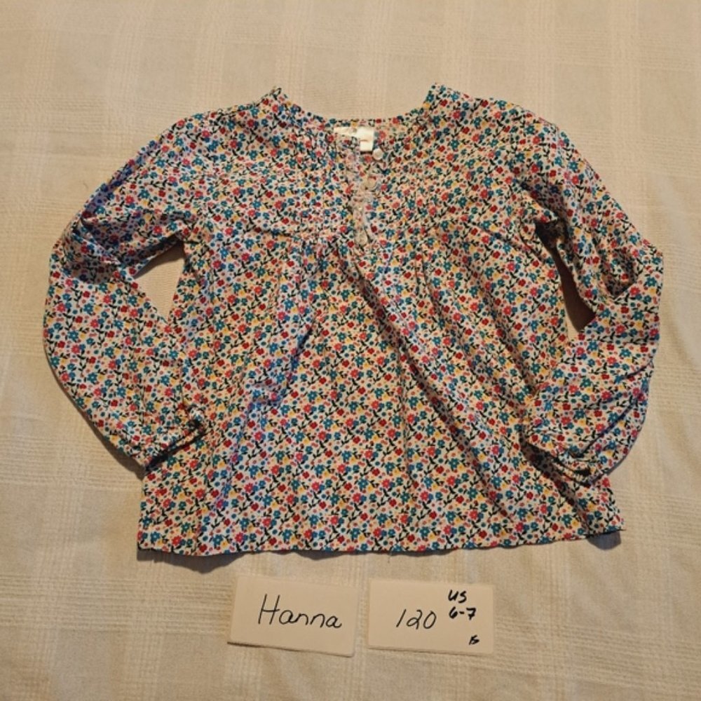 Hannah Kids Floral Top - Multicolor